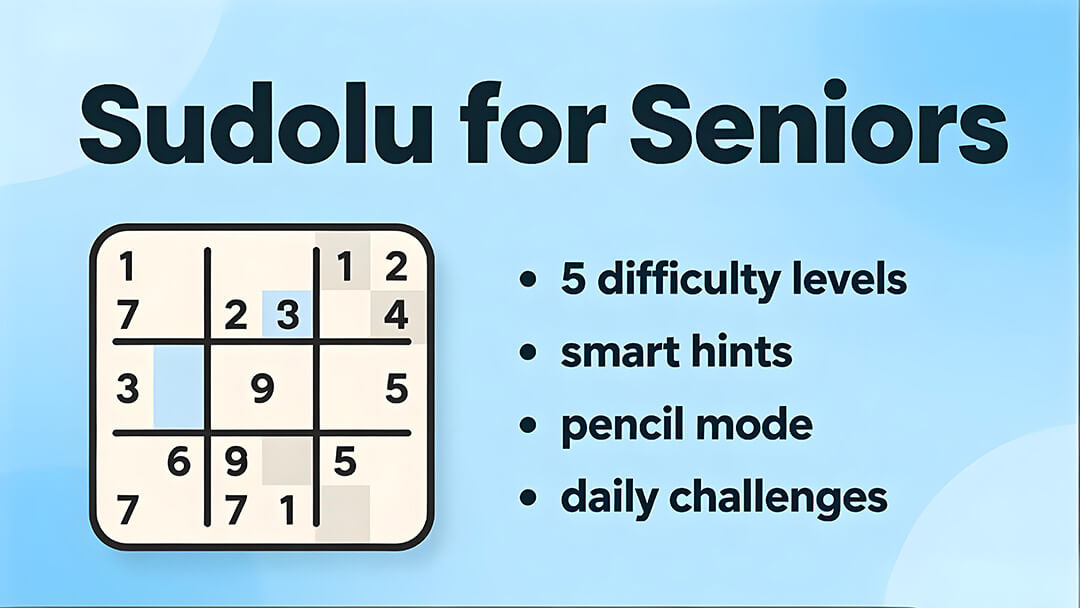 Sudoku for Seniors cover